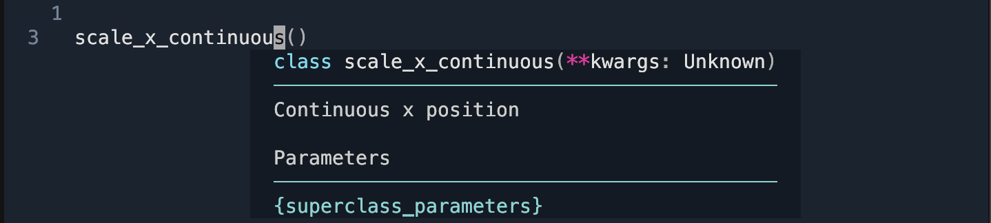 Old Scale Signature IDE Hint